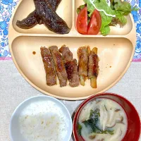 肉巻きと茄子焼き|おしゃべり献立さん