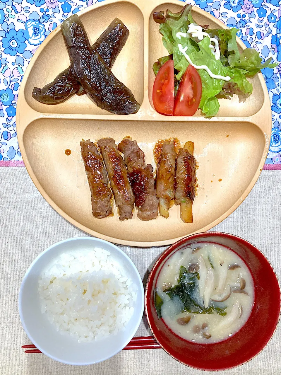 肉巻きと茄子焼き|おしゃべり献立さん