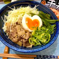 具だくさん野菜牛丼| 単身赴任のっちさん