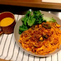 息子の大盛りパスタ|みりさん