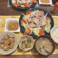 豚しゃぶサラダ|ぴよすさん