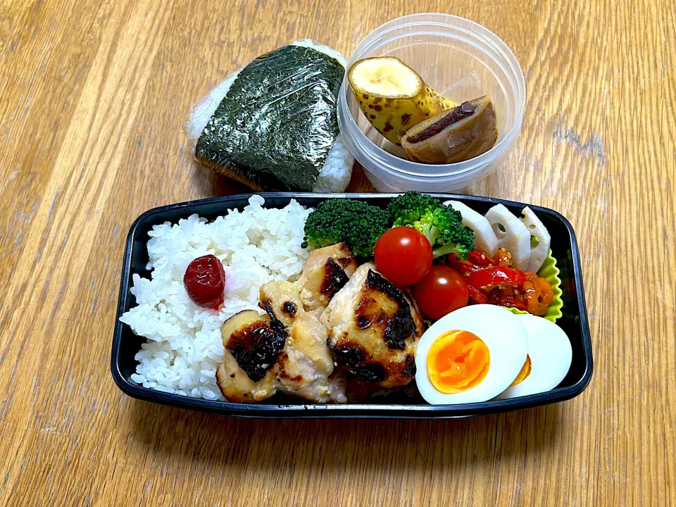 4/17 鶏の塩麹漬け焼き弁当|ゆさん