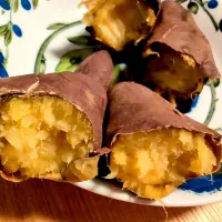 食べ比べ実験！！焼き芋モードで作った焼き芋🍠|チョコさん