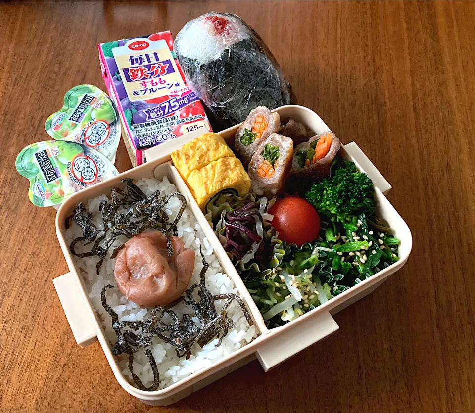 4月18日お弁当＆朝練おにぎり|Meimamaさん