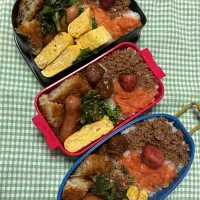 パパ長男長女弁当🍱|しーちゃんさん