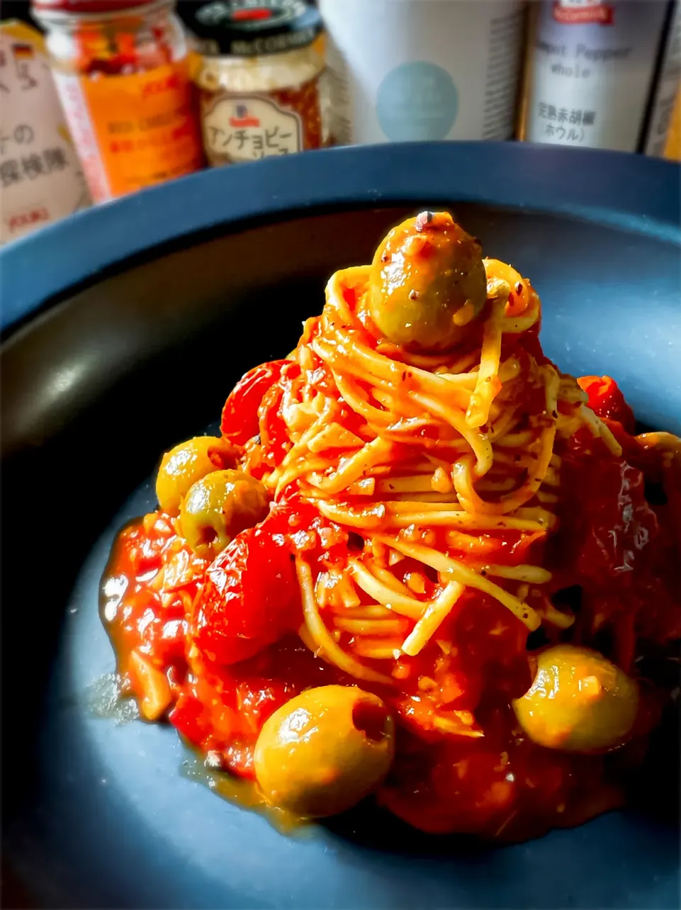 アンチョビの旨味が効いた🐟本格スパゲティ アラビアータ🍝|にゃんぺこさん