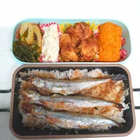 🍀2025/0418(金)ししゃも弁当|ともちんさん