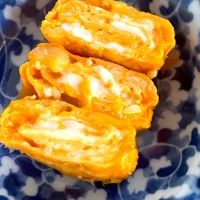 卵一個の玉ねぎ麹卵焼き| みうのすけさん