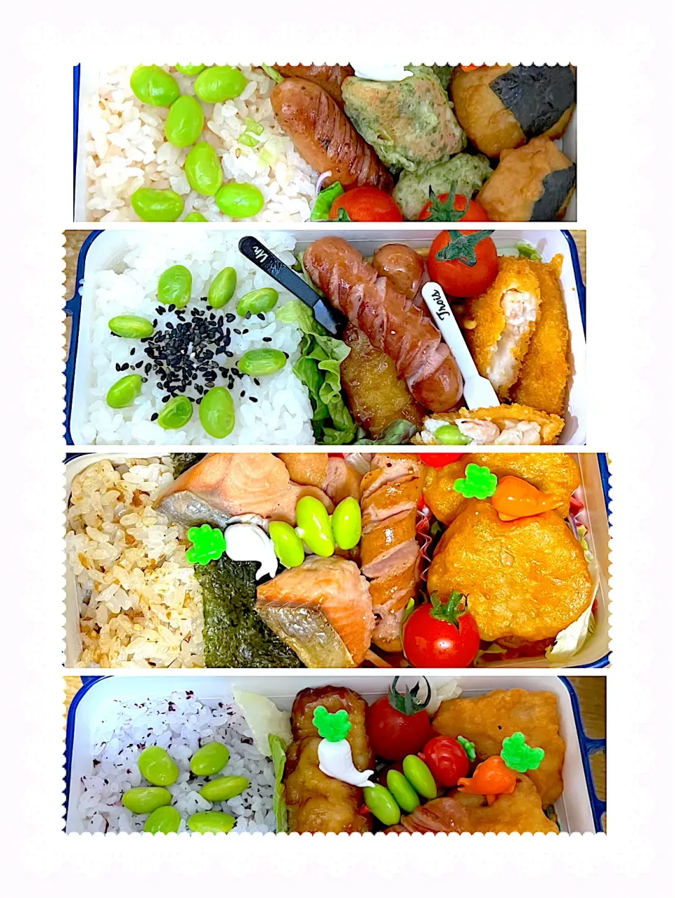 中学生男子のお弁当🍱🌸🌱.•*¨*• 🌸.•*¨*•🌱🌸|miiina・＊・さん