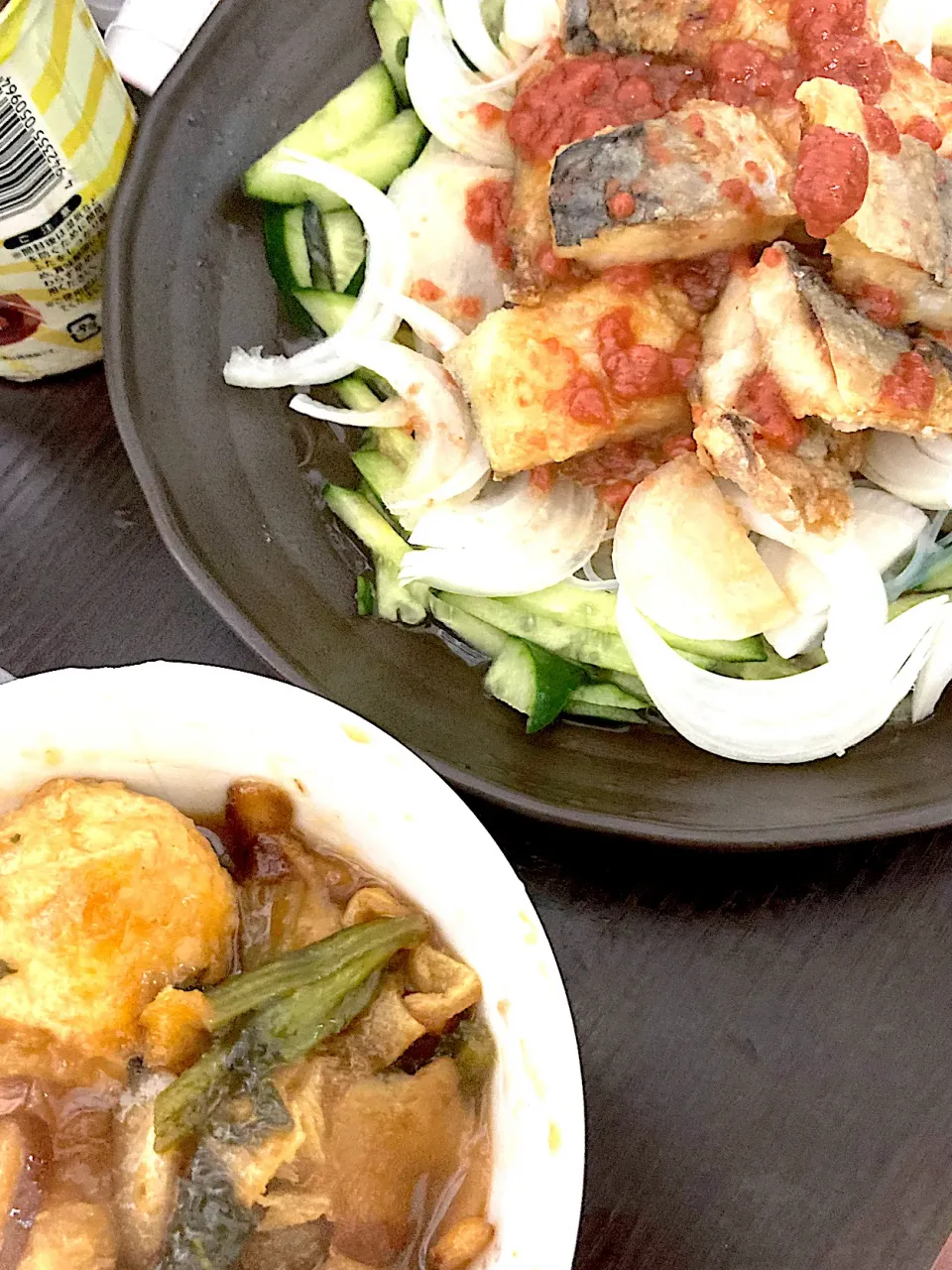 鯖梅南蛮、巾着甘辛煮|まみみさん