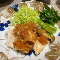 めかじきの新玉ネギとトマトのソース|naoさん