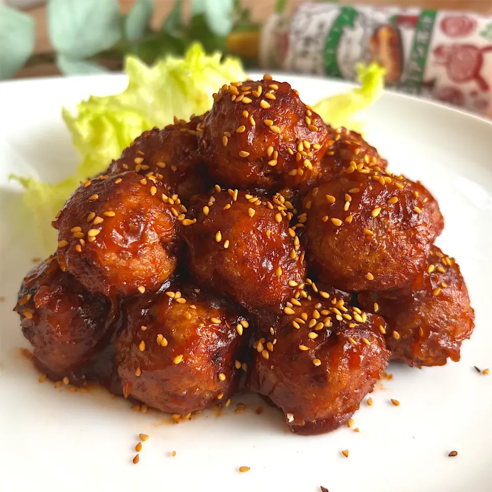 yummy!コリアンホットで"肉団子のピリ辛甘酢あん"|みずほさん