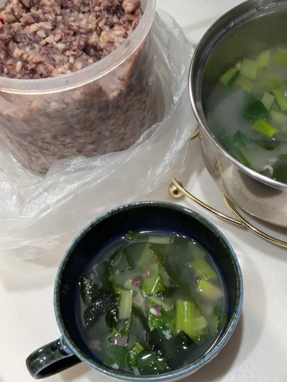 小豆味噌スープ|mihoさん