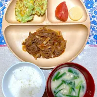 牛肉トマト煮とキャベツチーズコーンのミニ焼き|おしゃべり献立さん