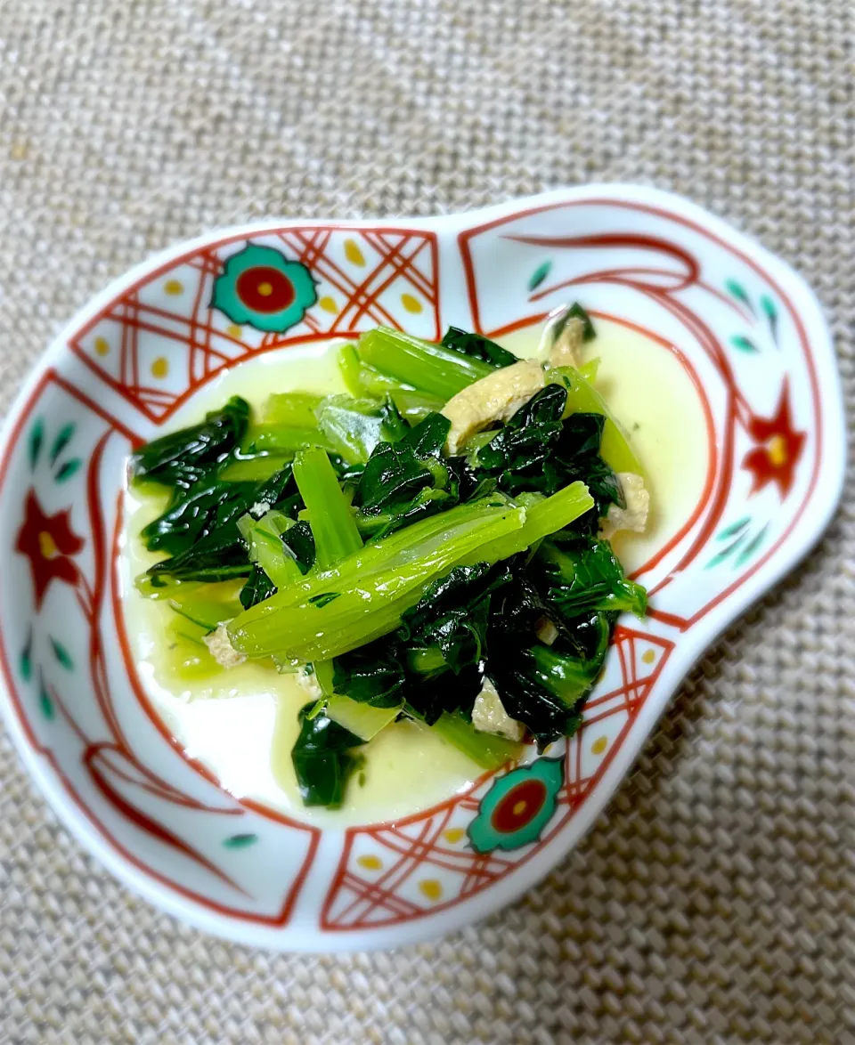薄揚げと小松菜の煮浸し|藤田 まり子さん