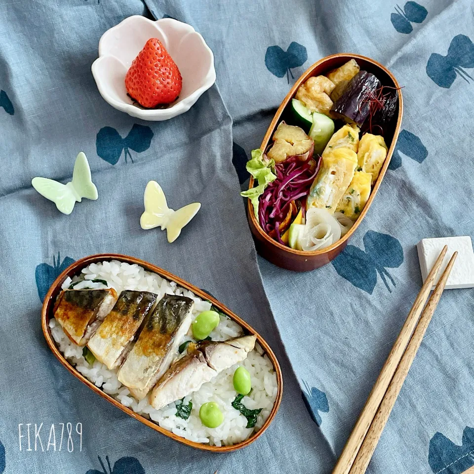 fumfumさんの料理 簡単！塩サバ🐟寿司～🎶|FIKA789さん