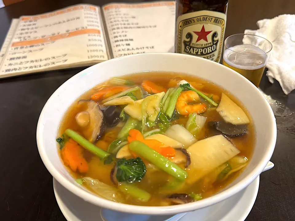 中華料理　泰雅　五目うま煮そば|あべたかひろさん