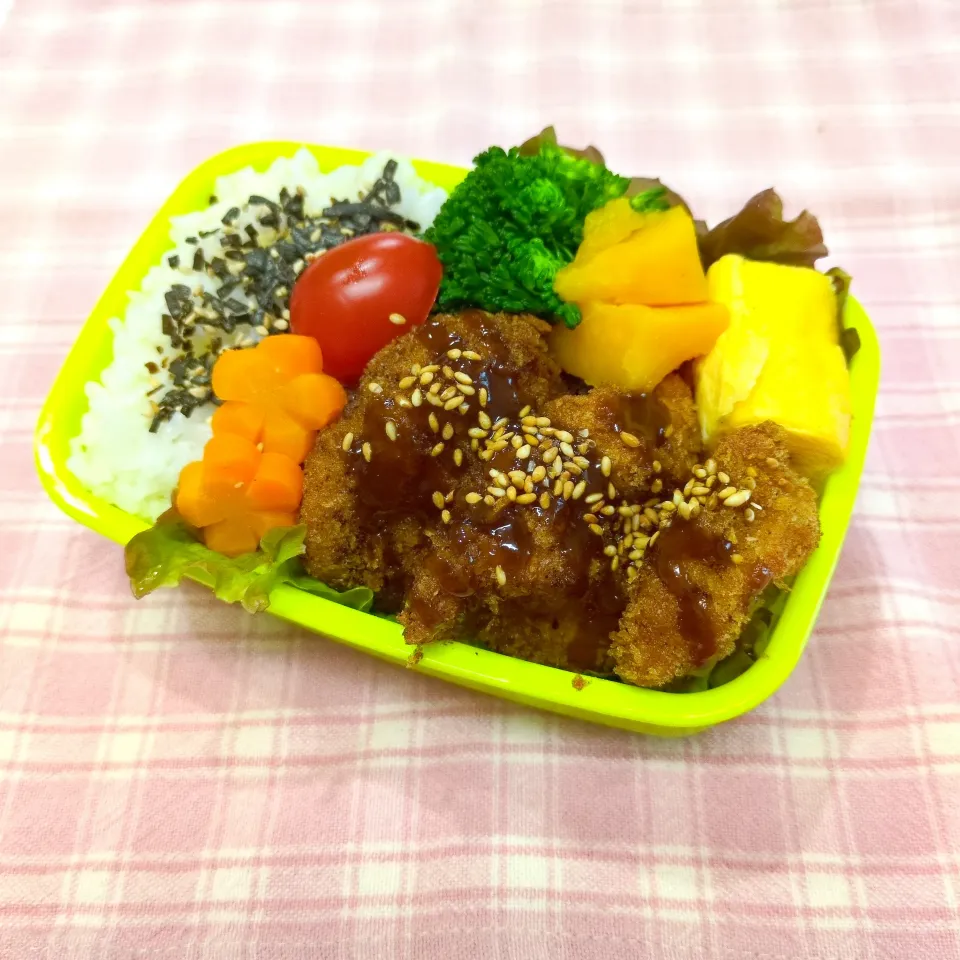 チキンカツ弁当❤|みちゅあしさん