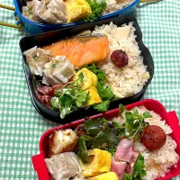 パパ長男長女弁当🍱|しーちゃんさん