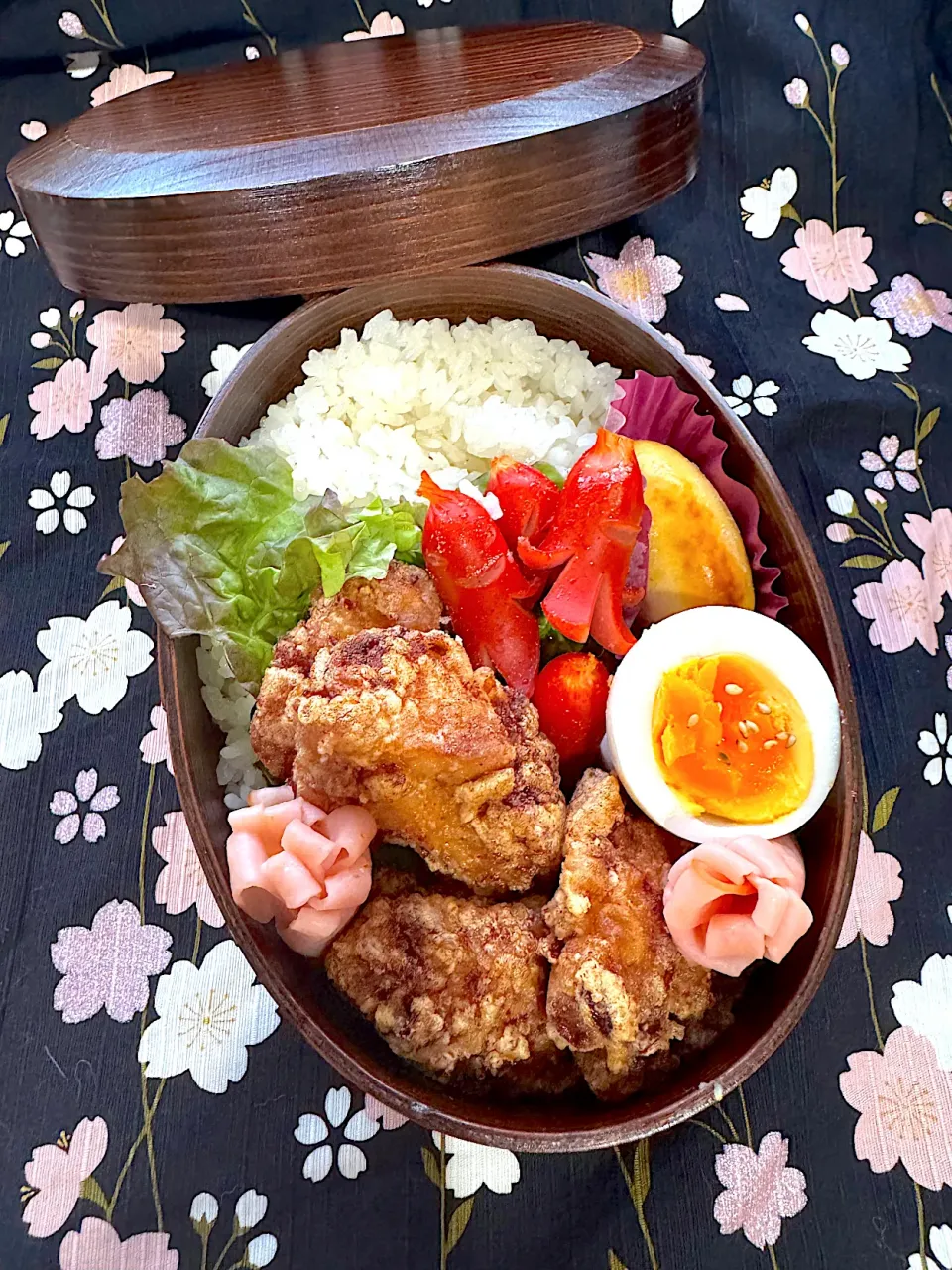 4月19日⚾️唐揚げ弁当|ponchanさん