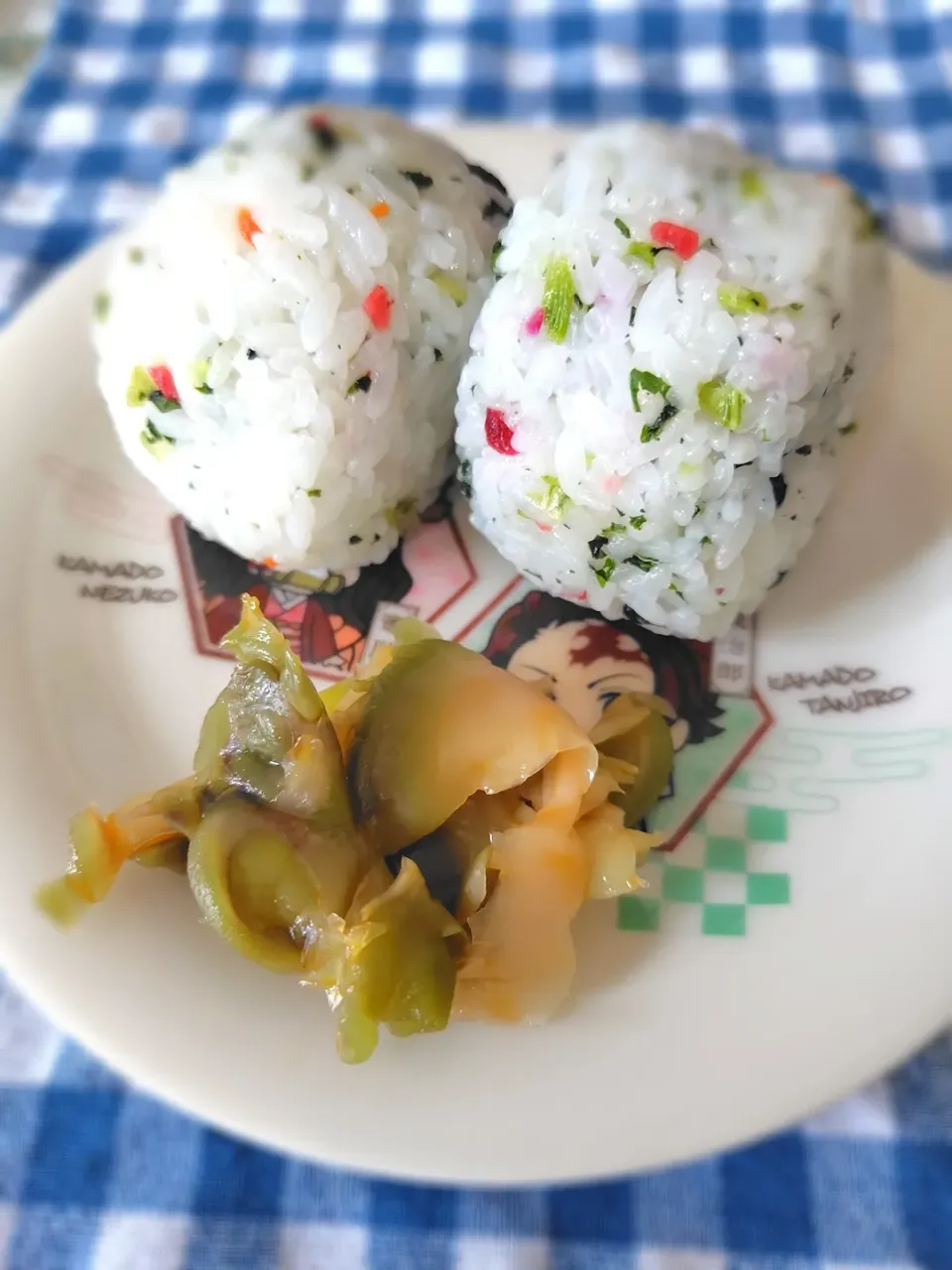 おにぎり＆搾菜|藤さんちのごはんさん