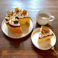 かぼちゃのバスクチーズケーキ🎃|aosuiさん