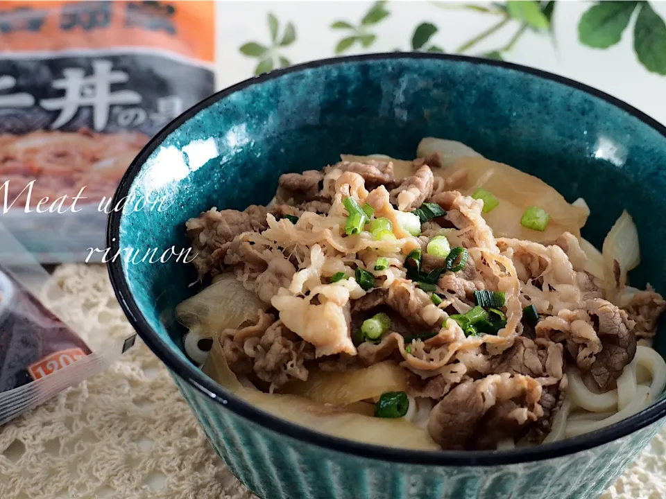牛丼の具で肉うどん🌸|りるのんさん
