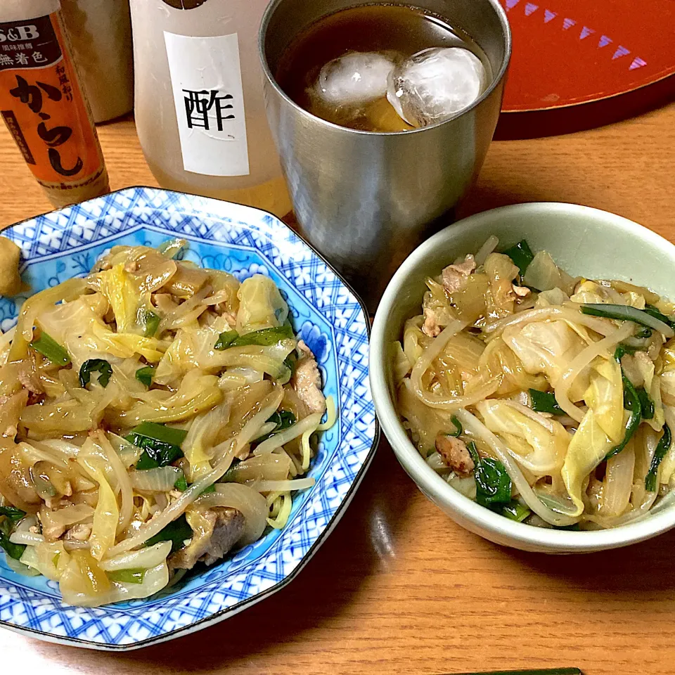 あんかけ焼きそばとあんかけ丼|みんみんさん