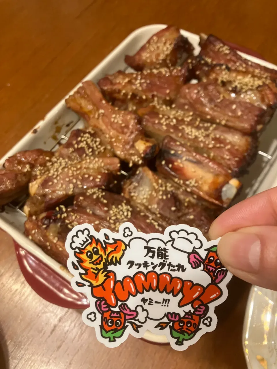 yummyガーリックペッパーでスペアリブ|きみちさん