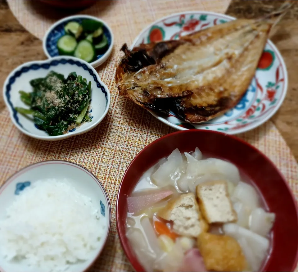 なんでもない夕食|ぱいんてーるさん