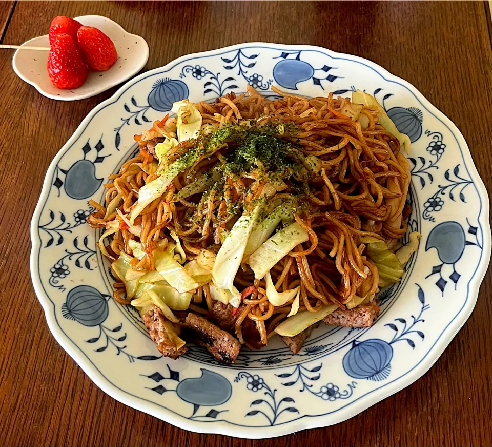 ブランチ♯焼きそば|小松菜さん