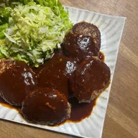 豚肉オンリー 新玉春キャベたっぷりハンバーグ| hachibook📖さん