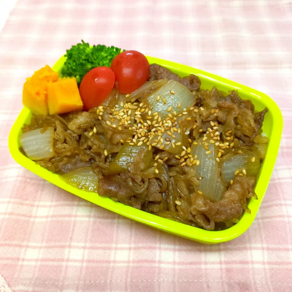 甘辛牛丼弁当❤|みちゅあしさん