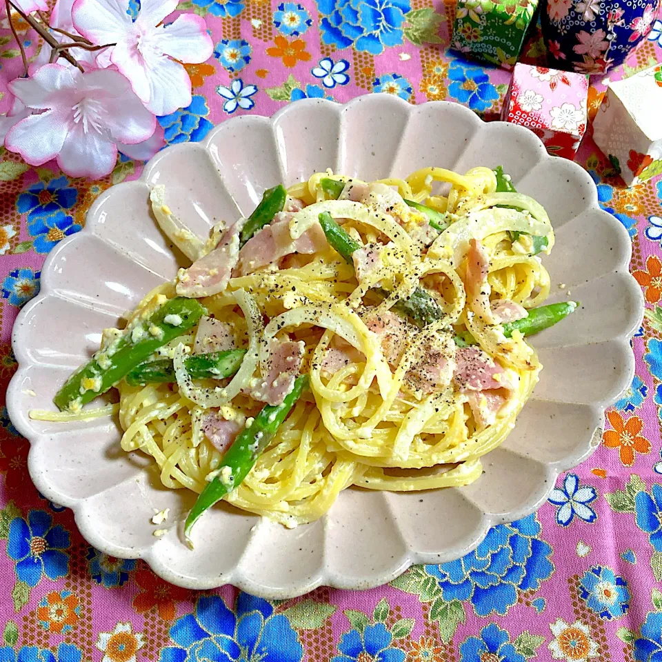 カルボナーラ風パスタ✨|ringonamaさん