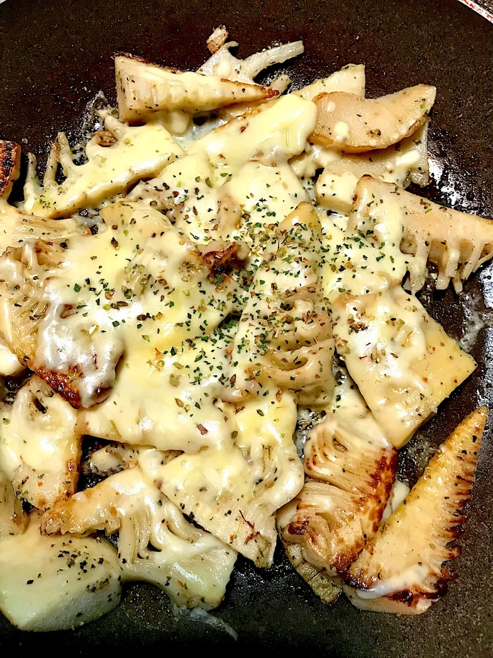 筍の香草焼きチーズかけ|シャミさん
