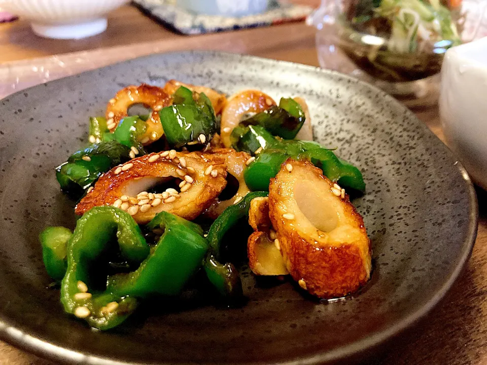 ピーマンと竹輪のきんぴら🫑|gunlove❤さん