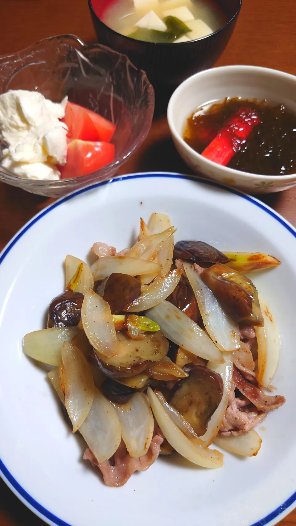 豚肩ロースと茄子の炒め物|ぱやさん