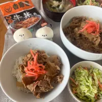 おうちで吉野家ランチ|ムーミンママさん