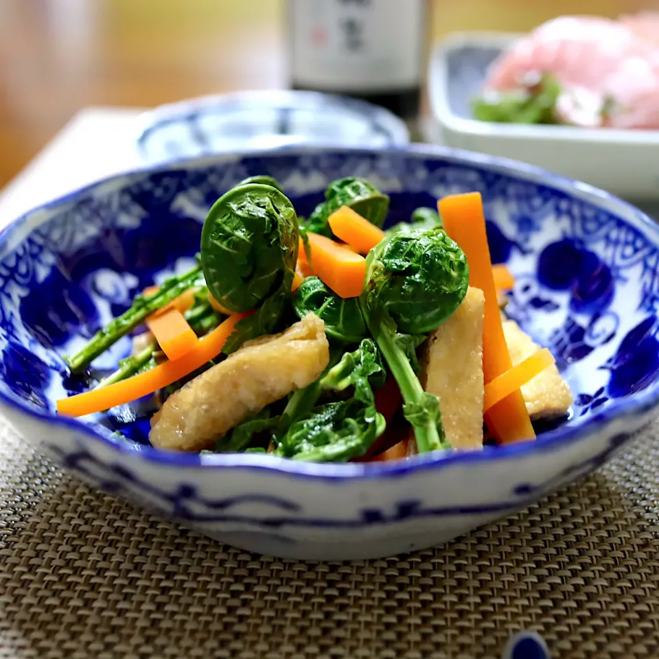 こごみの炒め煮|かおるさん