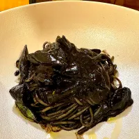 剣先イカのイカスミソース　パスタ|nyantomoさん
