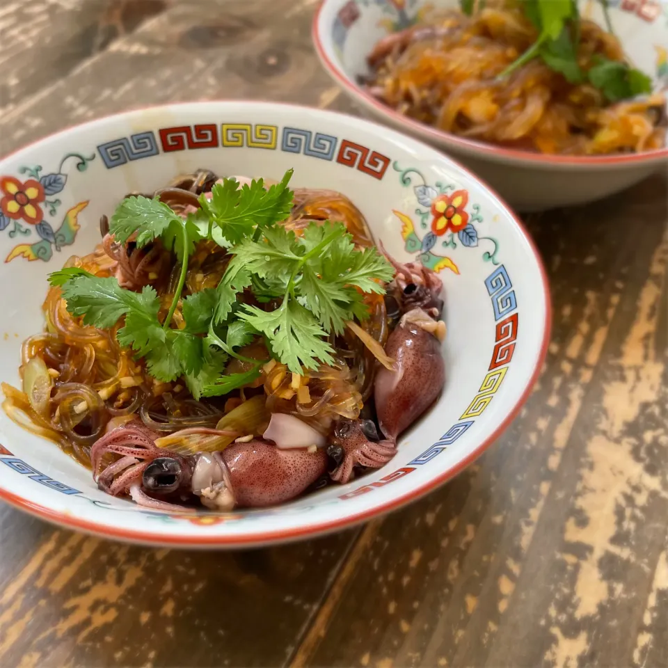 ホタルイカと春雨の辛味煮|koji toyodaさん