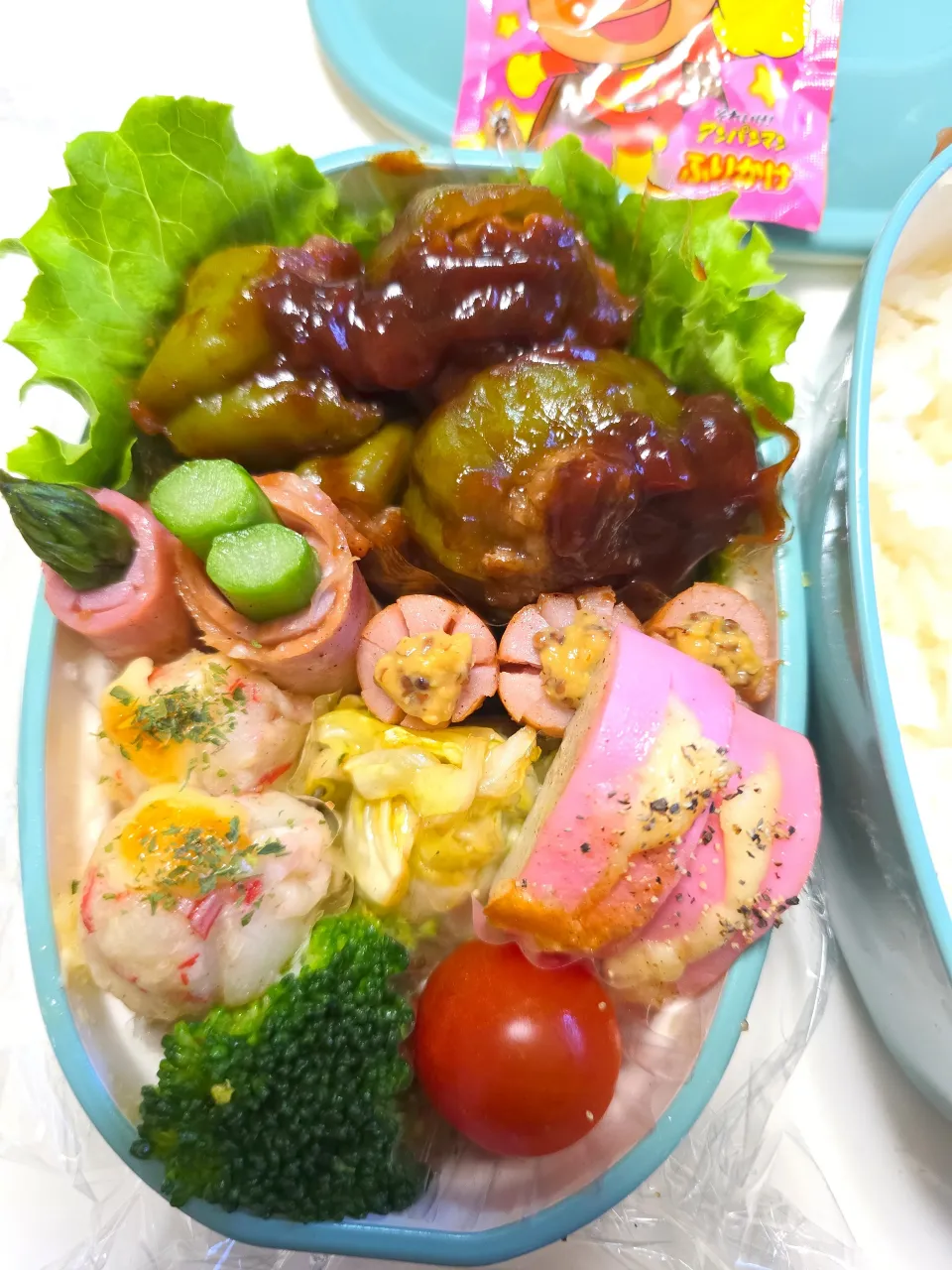 ピーマンの肉詰め🫑弁当|みみさん