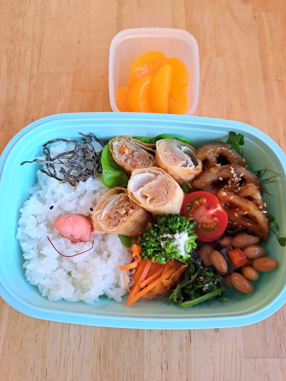 高1弁当 春巻き|yyyu_uiiiさん