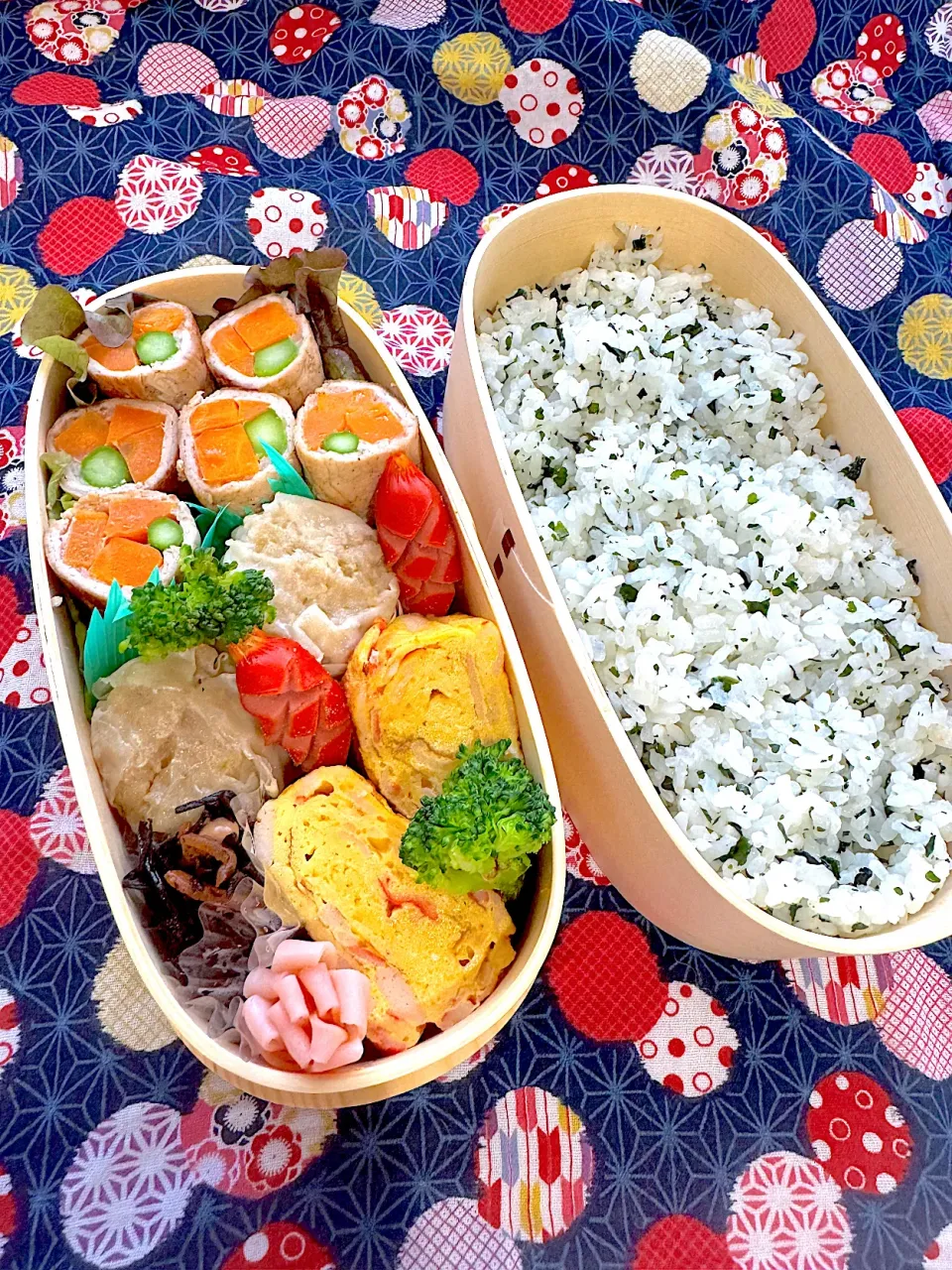 4月21日⚾️野菜肉巻き弁当|ponchanさん