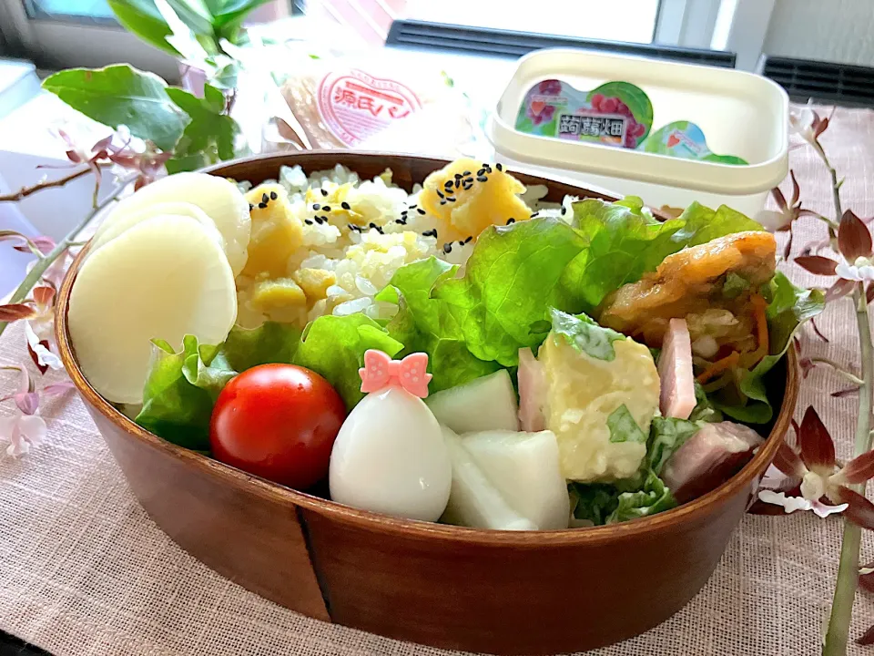 ＊0011.さつまいも尽くし🍠娘ちゃんの高校生弁当🍱＊|＊抹茶＊さん
