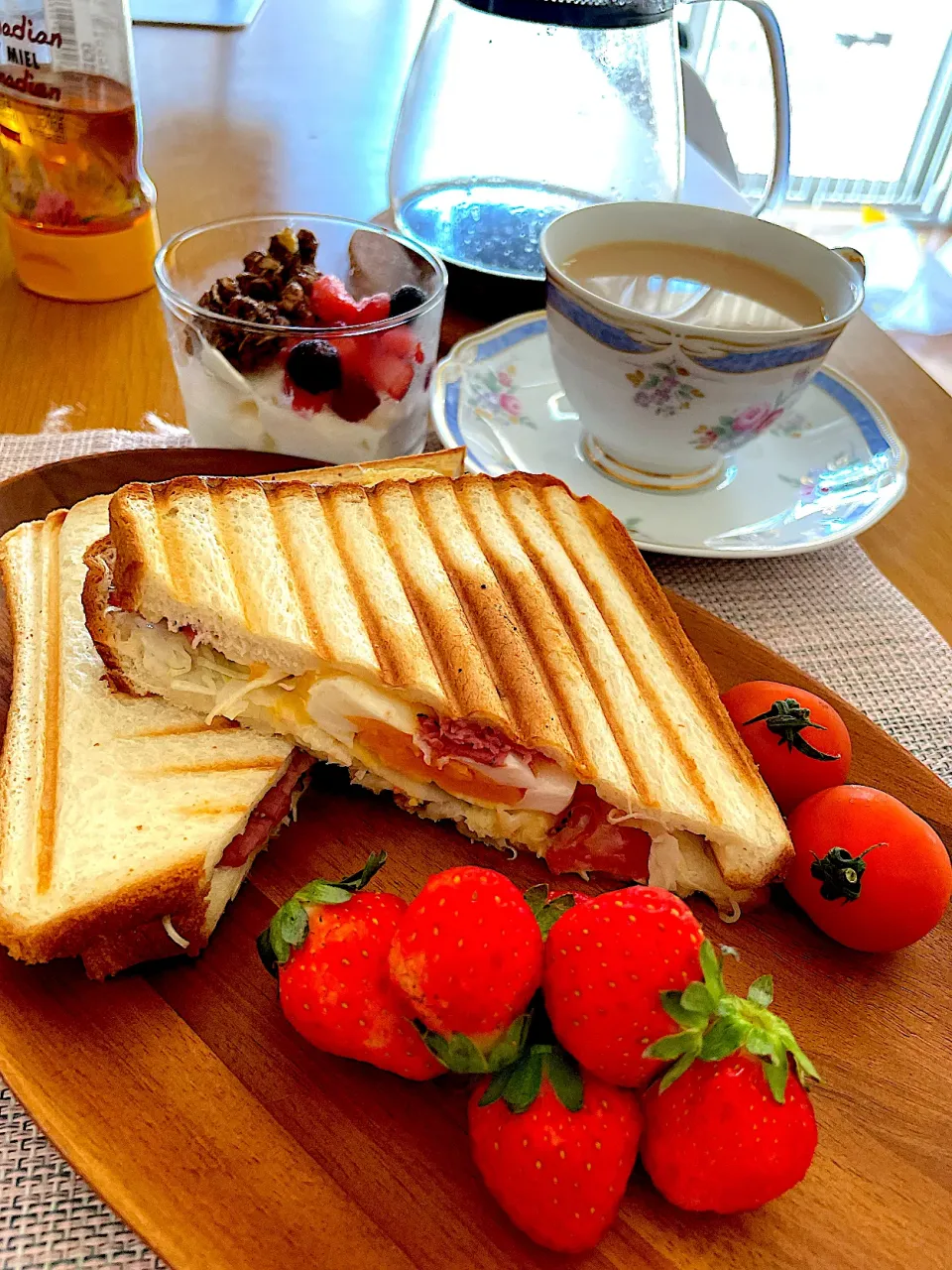 ホットサンドでモーニング|Mikaさん