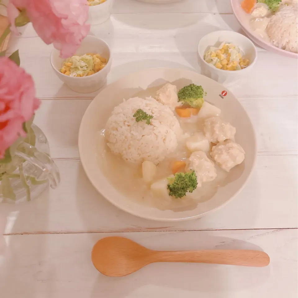 クリームシチューのバターライスღ︎|party martyさん