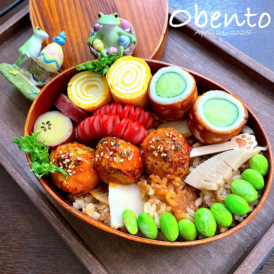 たけのこご飯弁当🍱|まぁちゃんさん