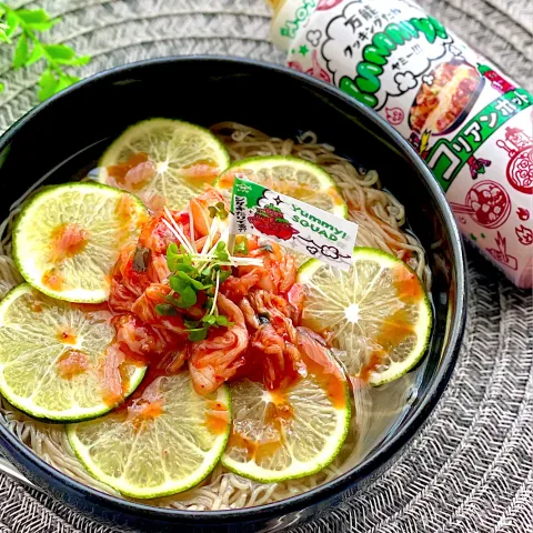 「ヤマサ 万能クッキングたれ Yummy! コリアンホット」を使ってみたSnapdishの料理・レシピ写真:冷麺にコリアンホット🔥