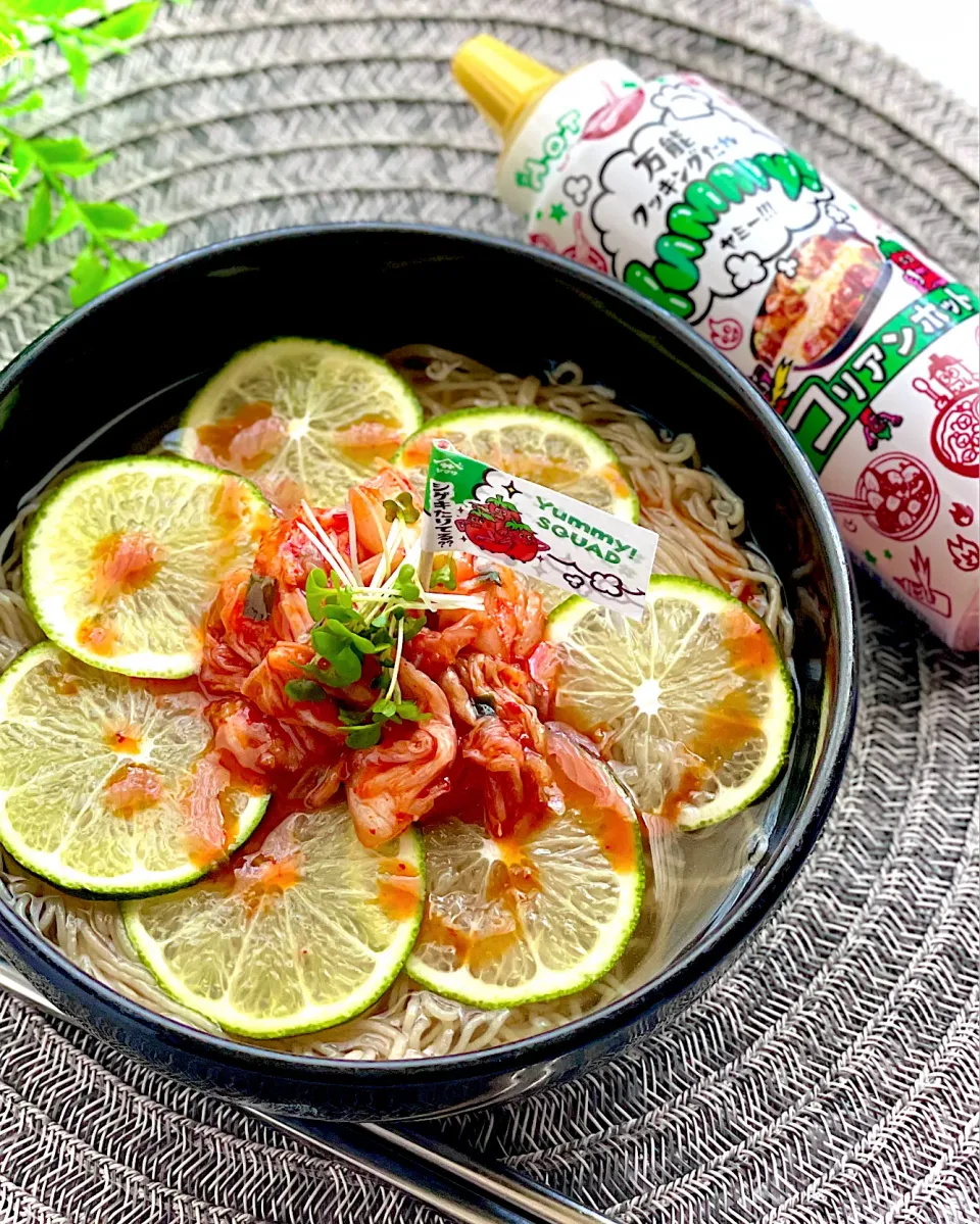 冷麺にコリアンホット🔥|sucreroomさん